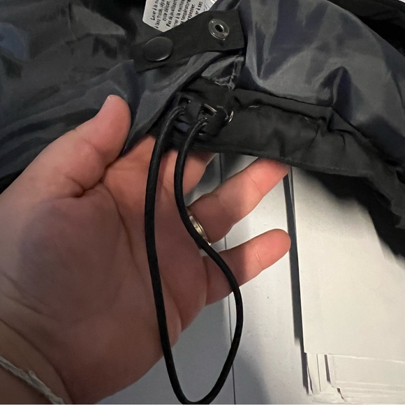 Orion Sport men’s black down filled blocked quilted vest zipper front size Large - Picture 8 of 16